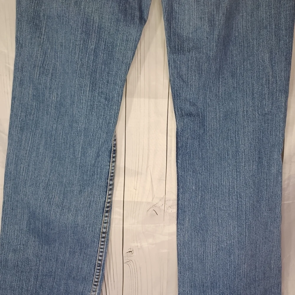 Lucky Brand Dungarees Wondering Scarlett Calassic Blue Denim Jeans - Picture 8 of 14